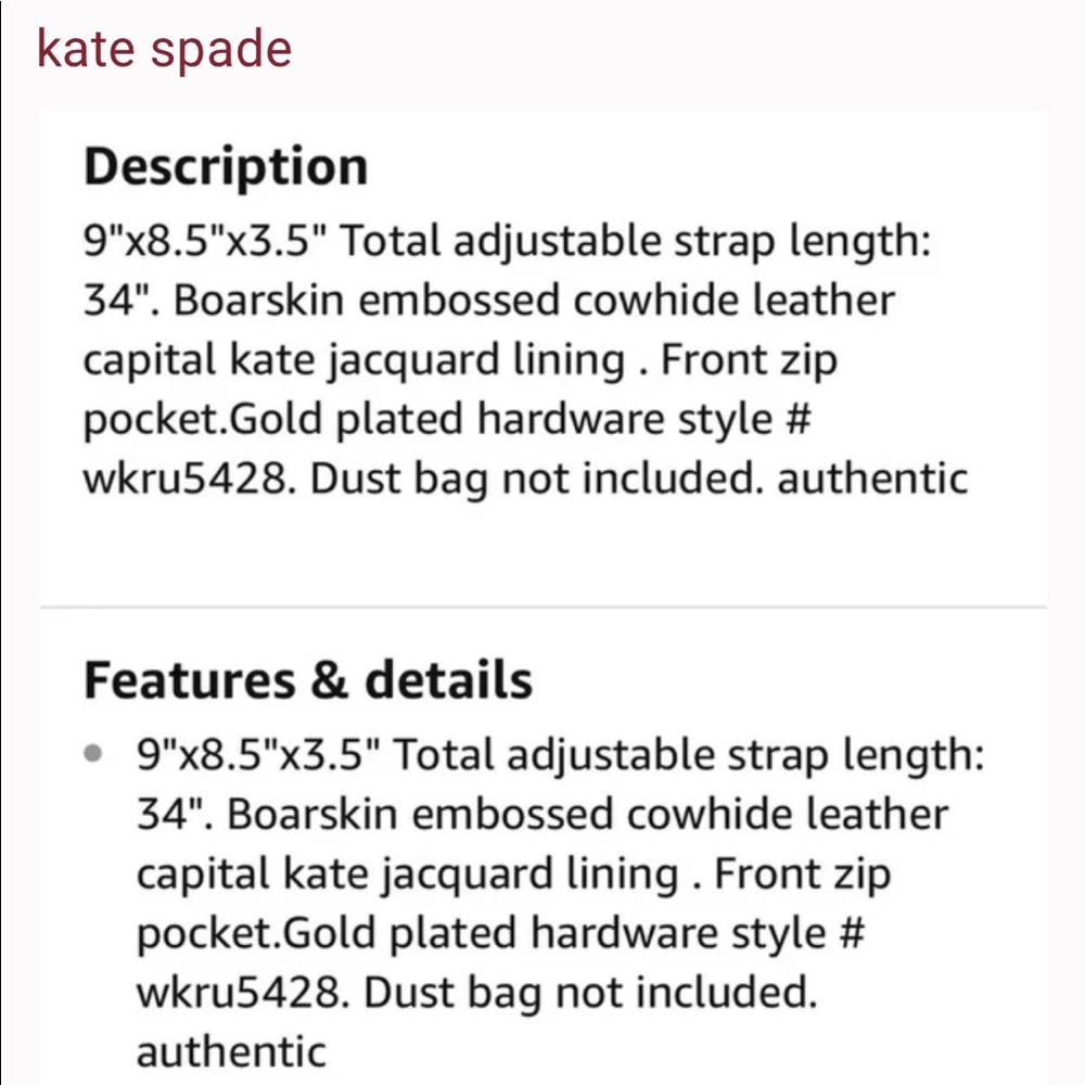 Kate Spade Leopard Backpack - Picture 8 of 8